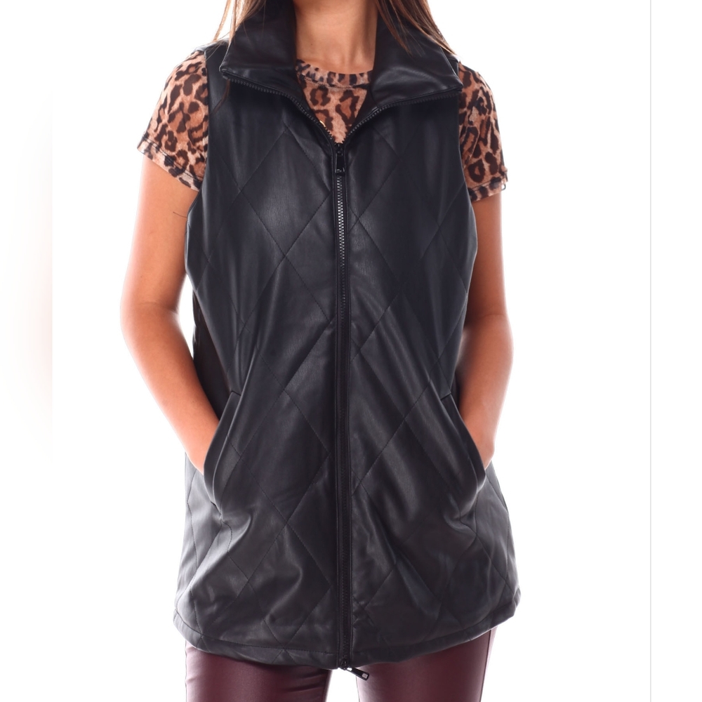 Pu Vest W/Poly Lining